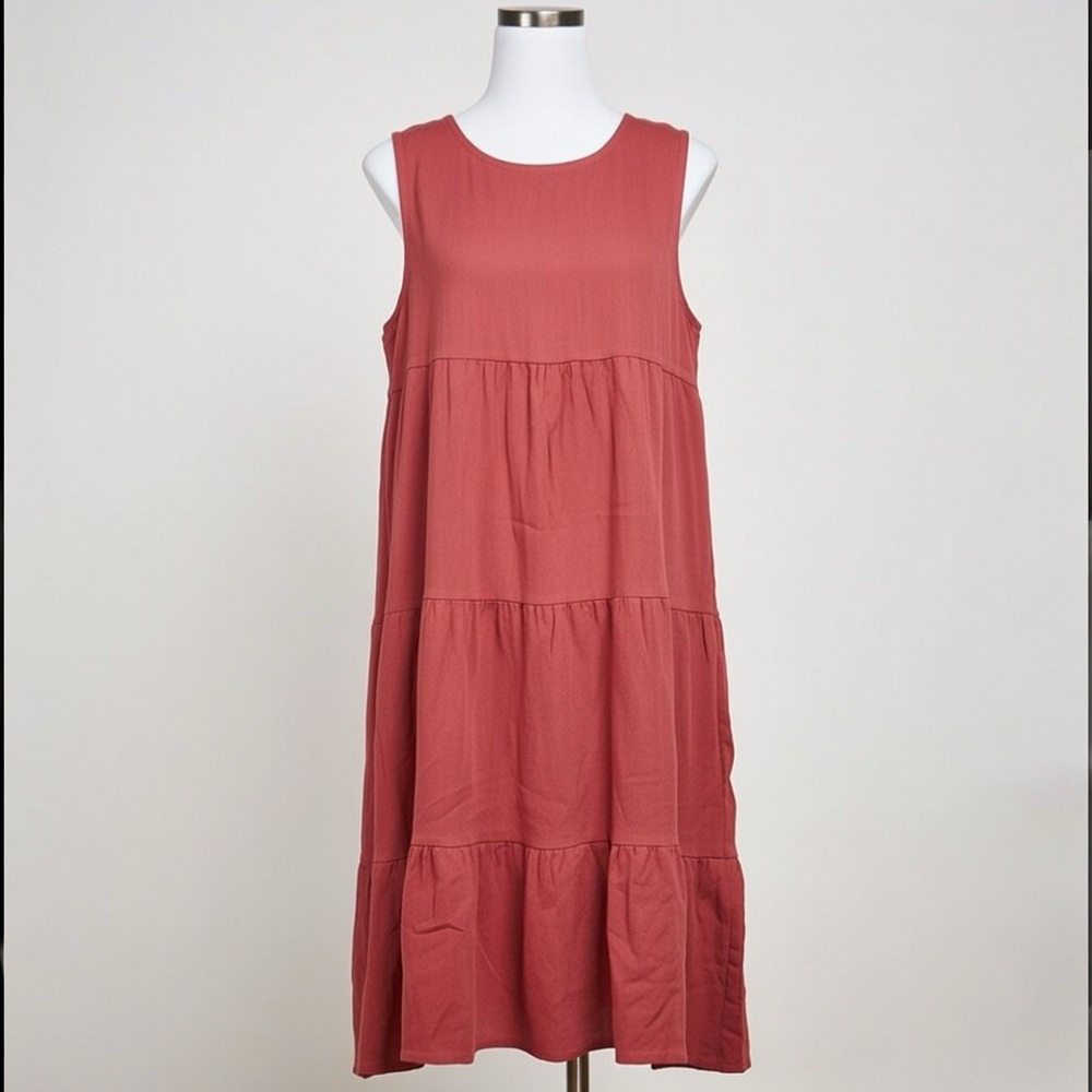 Sleeveless Tiered Summer Dress